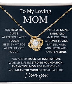 Mom - You're The World Everlasting Love Necklace, Mom Gift, Birthday G –  nuprintz